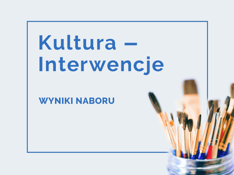 Plakat Kultura-interwencje